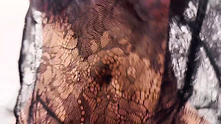 My Stepson Bought Me a Sexy Lingerie and I Try It in Front of Him