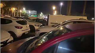 My Holiday Walk Ends With A Blowjob In A Public Parking Lot With A Stranger