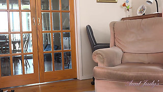 Auntjudys - Watching Your Tall MILF Stepmom Alice Maze Clean the House