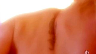 Two bi boys with a hot blonde babe hardcore fuck