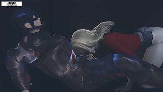 Captain and the Young Girl at Night Park - Hentai 3D Uncensored 08