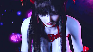 Goddess of the Crimson Glow: 3D Beauty Awaits - 3D Animation Hentai