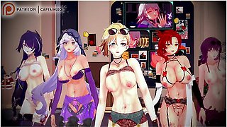 Honkai Star Rail Siobahn Bartending Dreamscape! Anime Hentai R34 Porn Milf Joi Sex