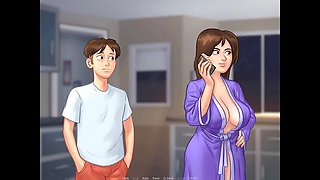 Summertime saga brings the hottest episode with sexy stepmoms and stepsiblings