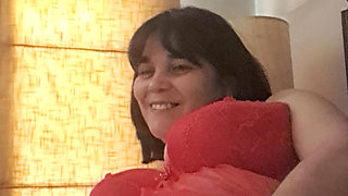 Stepmother in Sexy Red Video Camera