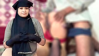 Desi Muslim Girl Reshma First Time Sex with Friend's Brother Hindi Audio - Big Tits Creampie Moaning