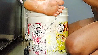 Sissy Slave at Home Serving Her Mistress