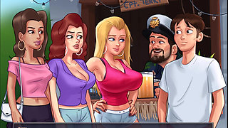 Summertime Saga: Mia got her tattoo, I've helped Roxy get her ID and saw them boobies
