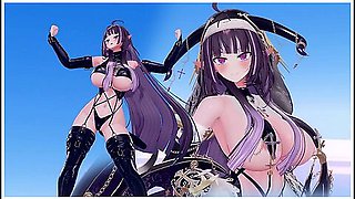 Elf Vtuber Strip Dance Until Naked Supernova Hentai Mmd