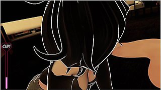Car Toon - Leyley Sucks Your Dick Under A Table On A Date ( Asmr Vr Pov Roleplay )