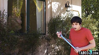 Shocked stepson taboo nailed his stepmom