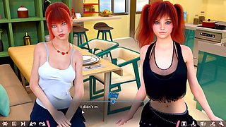 Visual novel, double homework, sexnote