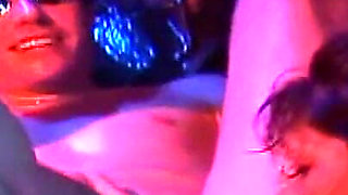Mature Brunette Stretched Wide by Massive Fist in Sloppy Orgy