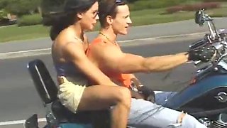 Monica Cameron anal with biker: Blowjob, Doggy  Babe Porn
