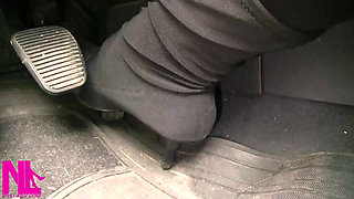 Revving in Cloth Black Boots