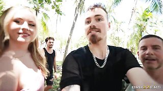 Toilet sex in the cowgirl pose with a busty blonde Zoey Uso