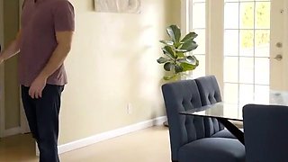 teen redhead babe gets creampied by stepbrother