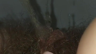 Pissing Woman, Hairy Pussy Pissing