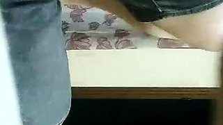 Amateur fucking while on hidden cam