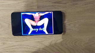 Cumtribute for sweet-honey-babe the hottest queefing slut