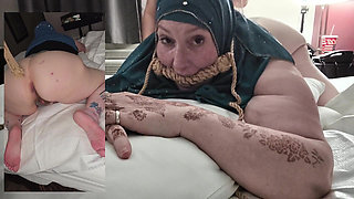 Hijabi Cripple Bum BDSM From Both Angles