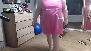 SSBBW New Rubber Apron and Not Underneath