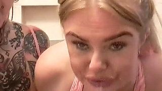 Messy Spit Play Deepthroating