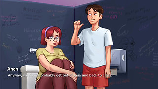 Judith Loves Anon to Keep Her Company - Summer Time Saga Gameplay