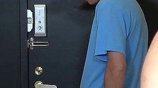 Cuckolded Husband Watch Wife's Cheating Fuck, Wife Makes Husband Wear Chastity Belt and Show off Him Her Cheating Creampie Sex