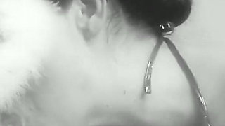 Classic Busty Lingerie MILF Fucked by Her Master