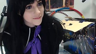 Brunette Solo Webcam Masturbation
