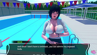 Murmur 12: Helen's Pussy Grind on Adam's Dick by Pool