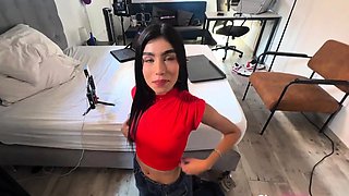Alanaqueen Gets Fucked In Her Red Panties
