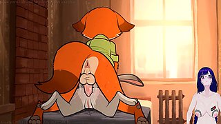 Ass fucking, anime hentai, judy hopps anal