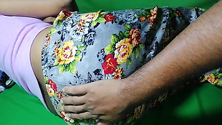 Indian Village Bhabhi Showing Hairy Boobs Touching and Get Fucked