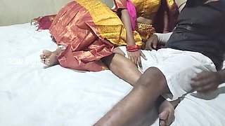 Shy Young Meera’s First Night with Bad Boy Rome – Blowjob & Doggy Style in Tamil