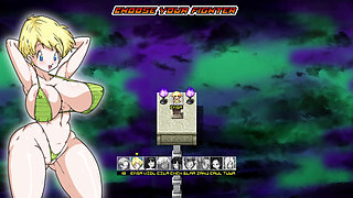 Super slutz tournament 2 - Roshi Fucking the fat ass of Erasa, Videl's friend from Dragon Ball Z