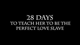 Female Slave Training Day 18/28 - in Self Bondage with Mouth Gag and Butt Plug Obliged to Orgasm