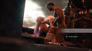 The Seven Realms 44 Atlas Kagome and Lilian Threesome Scene