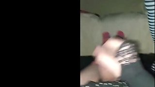 Compiled moments of a guy wearing unmanly clothes and his exhilarated gf