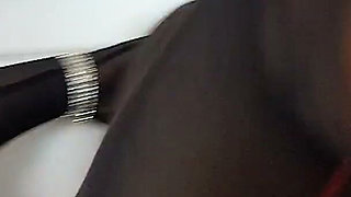 Footjob in Vintage Stockings, Handjob in Gloves, Cum on Nylon Feet & Pin-up Mules - Dame Olga 1080p