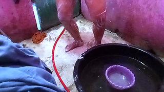 My Stepmom Always Films Herself in the Shower to Show off Her Big Firm