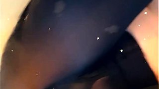 Deep throating milf slut in stockings jerks cock in hd