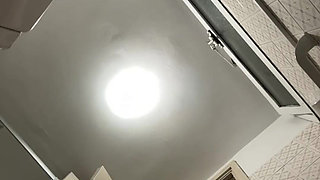Sexy Blonde Meets Guy at Pool Blowjob in Beach Toilet Then Home Sex 18