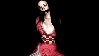 VAM POV - Nezuko Cosplay Dance 1